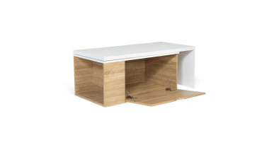 Table basse rotative 360° contemporaine Lizzi Table basse rotative 360° contemporaine Lizzi
