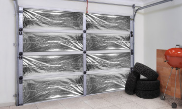 Kit d'isolation de porte de garage - Isolation de trappe de grenier - Tente  de grenier - Kit de couverture d'isolation d'échelle - Feuille d'ingénierie  réfléchissante pour murs